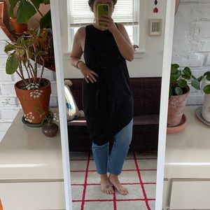 Asymmetrical hem tunic/dress size small